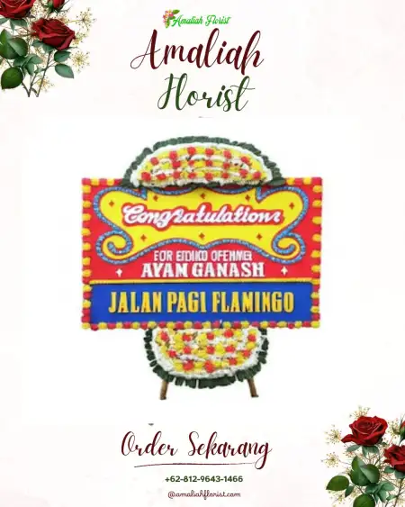 Sewa Papan Bunga Sekarjalak